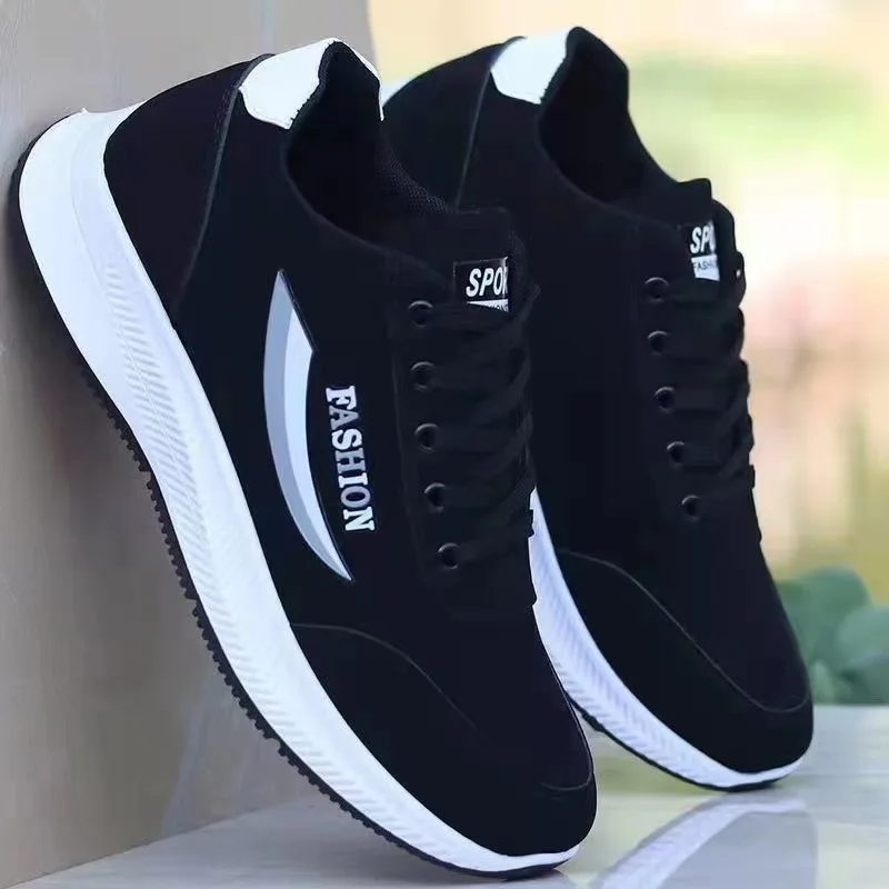 Men's Sneakers Breathable Mens Vulcanized Shoes Fashionable 2024 New Comfortable Flat Shoes Soft Male Shoes 3