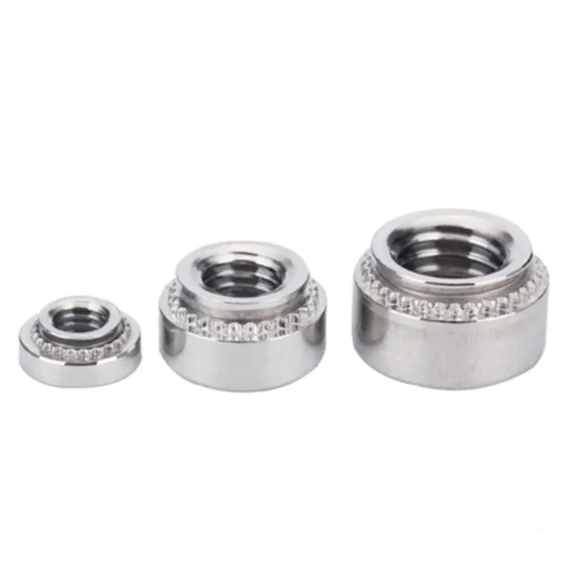 

10pcs M2 M2.5 M3 M4 M5 M6 M8 304 Stainless Steel CLS Self-Clinching Nut Press Insert Rivet Nutsert Rivnut Slab 0.8-3.2mm