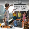 FF Flashfish AC 230V 500W(Peak 1000W) Portable Power Station EU Solar Generator 540Wh 120W DC Power Battery Camping Outdoor RV 4