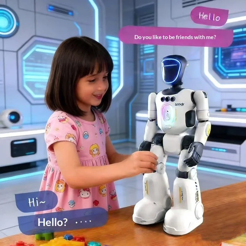 AI 로봇 제스처 제어 리모컨 프로그래밍 가능 춤추는 노래하는 음악 음성 인터랙티브 재미있는 장난감 어린이 선물