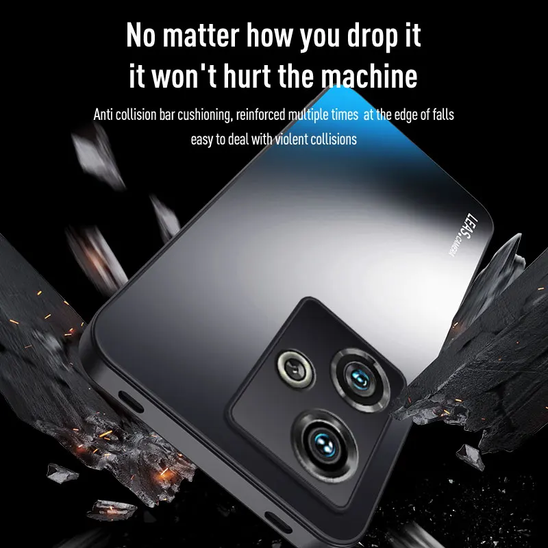 Frosted Shockproof Armor Camera Protective Cover
