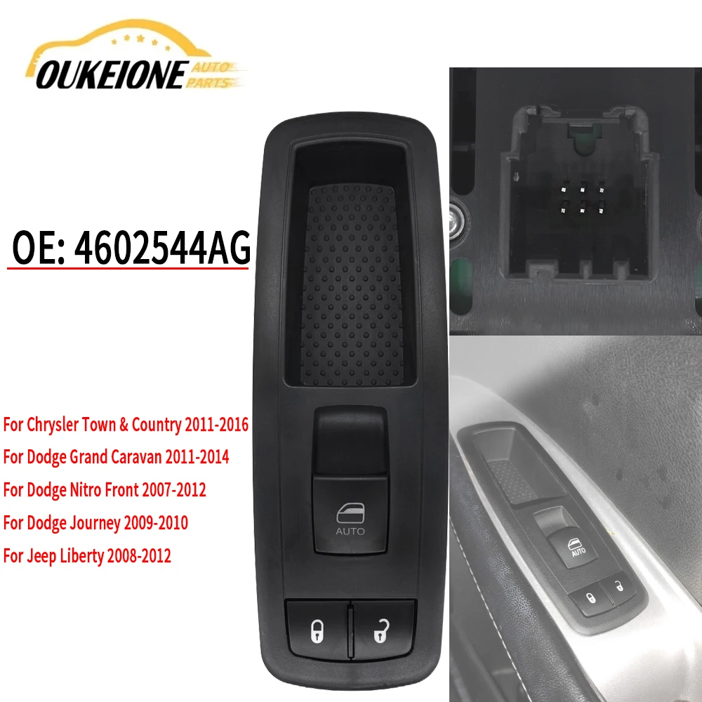 Interrupteur De Vitre électrique Avant Droit Pour Dodge Nitro 2007-2012 - Neuf Avec Garantie 1 An