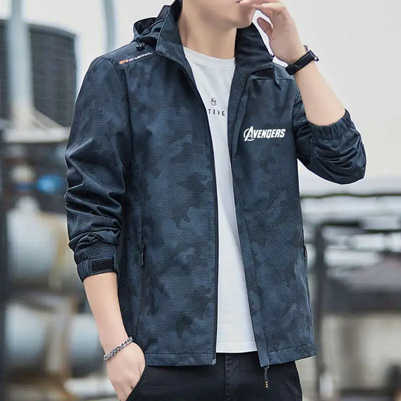 Automne nouveau manteau décontracté Rush manteau hommes printemps imperméable, crème solaire, coupe-vent manteau pour hommes_voghion.com