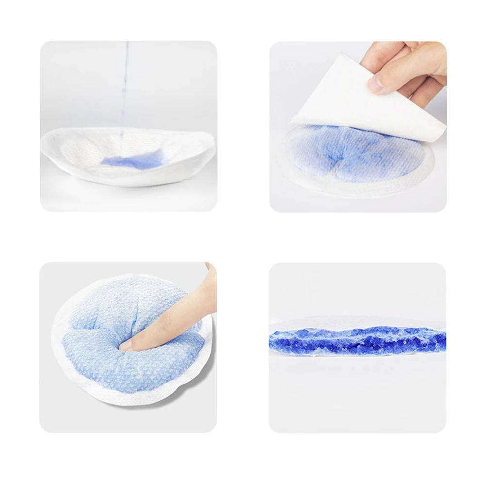 100PCS Breastfeeding Disposable Breast Nursing Pads Breathable Slim Super Absorbency Cotton Breast Pad Nurs 5