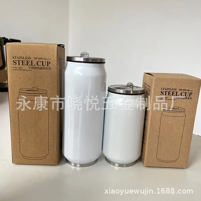 Description Picture 6 of item304 creative vacuum cola can, stainless steel insulated cup, easy to pull can, activity gift, engraved cup, portable cola bottle