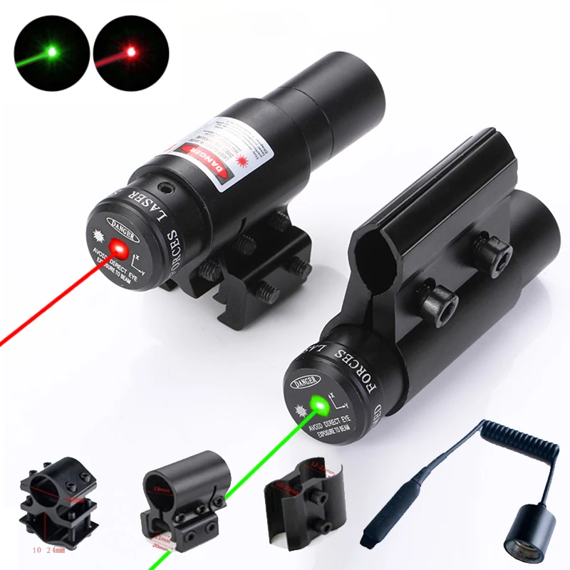 Rifles Red Dot Laser Sights Red Picatinny Rails Pistol Sights Hunting Rechargeable Lasers