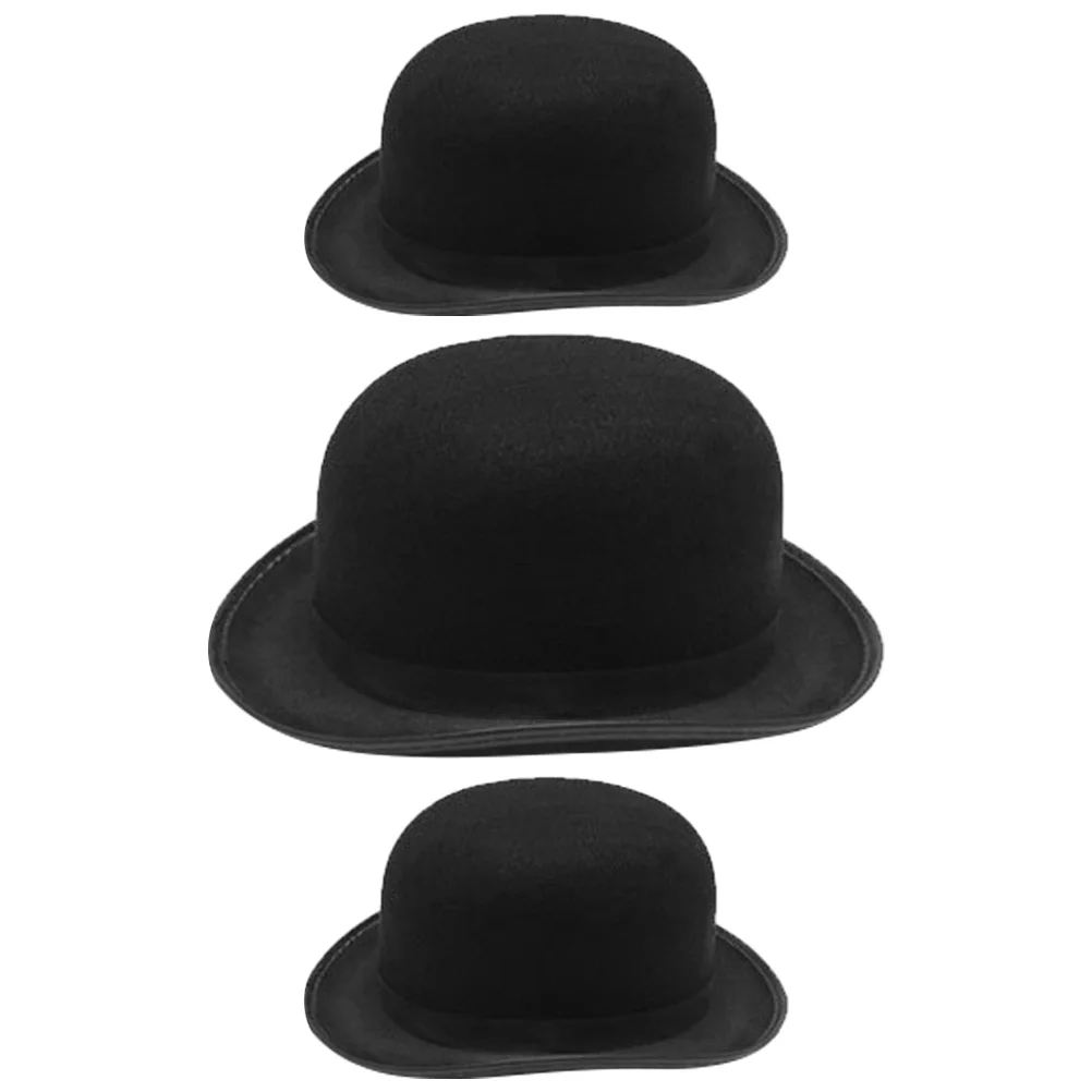

3 Pcs Magician Top Hat Gifts Her Birthday Costume Party Make Adult Men Cloth Cosplay