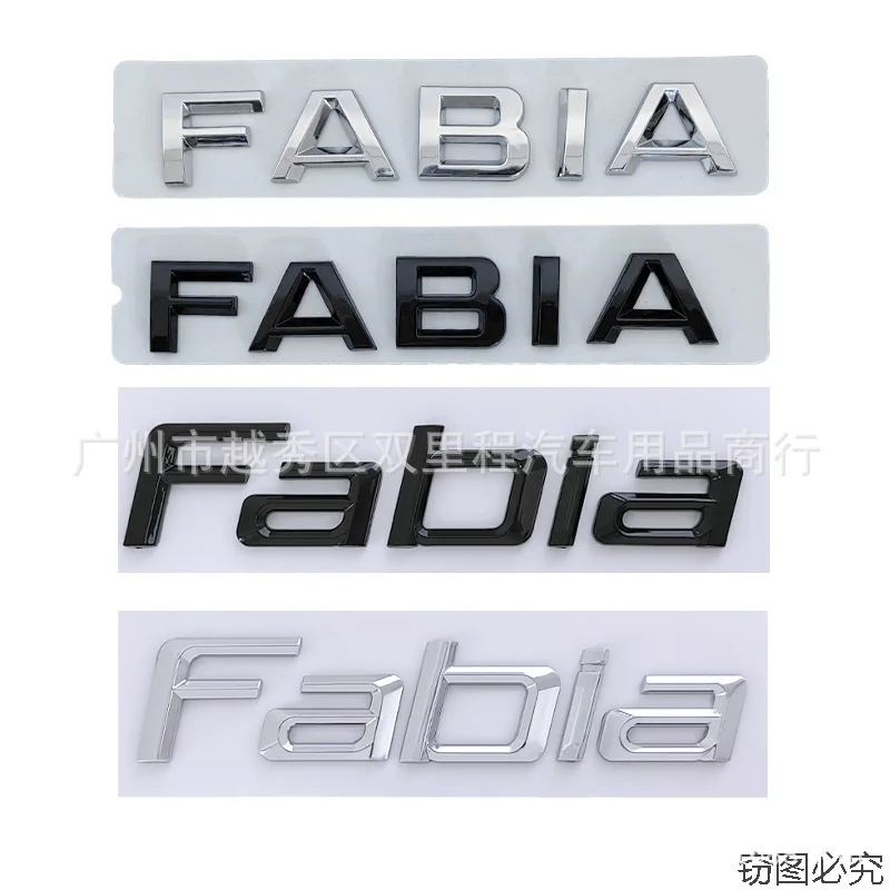 

Applicable to the Skoda series letter label Fabia KAROQFABIA car sticker, trunk logo, car logo size letter letter mother sticker