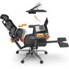 Office Chair, Auto Following Lumbar Support High Back Desk Chair with Laptop Desk Table, Seat Depth and Height Adjustable, Chair 6