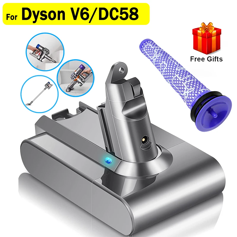 For Dyson V6 Absolute Battery, For Dyson V6 Animal Battery