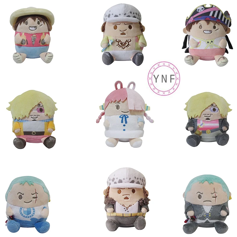

10 см театральная версия куклы плюшевые аниме One Piece Luffy Zoro Sanji Trafalgar D. Водный закон мультфильм Ута боевой костюм мягкие куклы
