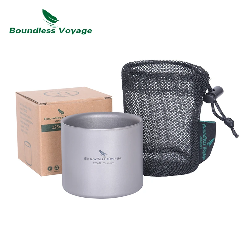 BoundlessVoyageTitaniumDoublelayerCupTeacupMiniWaterCupfor