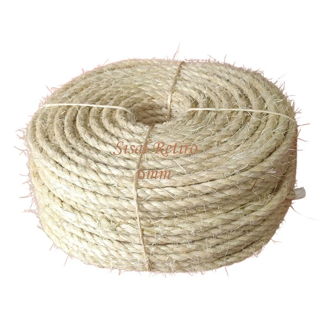 Corda in Sisal 100% 6 mm 25 m