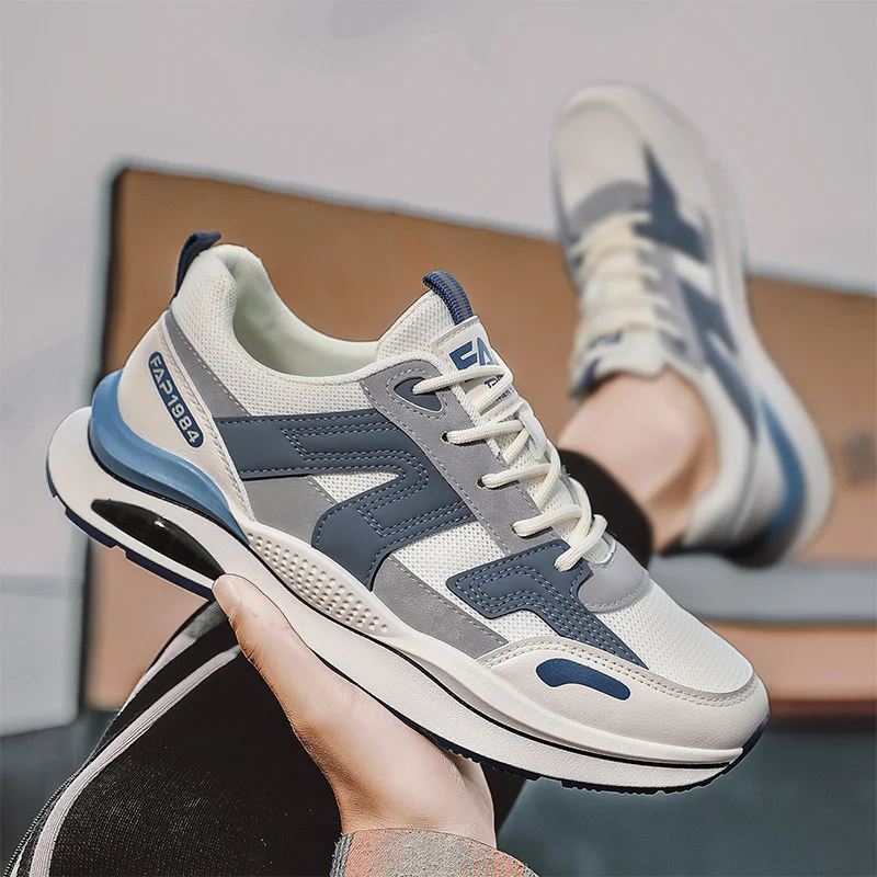 

New Sport Sneakers Classical Thick-soled Mesh Breathable Casual Shoes Men Sneakers Men Fashion Casual Running Shoes Man Autumn