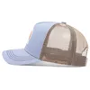 New GOOD VIBES Rainbow Embroidery Baseball Hat Men Women Hip Hop Snapback Trucker Cap Outdoor Mesh Breathable Sunscreen Hats 3