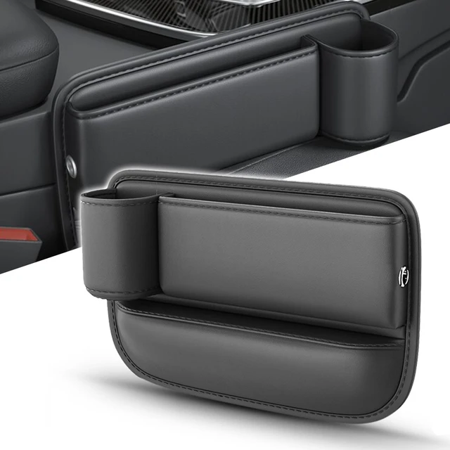 Acheter Organisateur universel d'espacement de siège de voiture en cuir PU,  Console automatique, poche latérale, boîte de rangement de fentes de siège,  accessoire intérieur pour BMW G30 F30