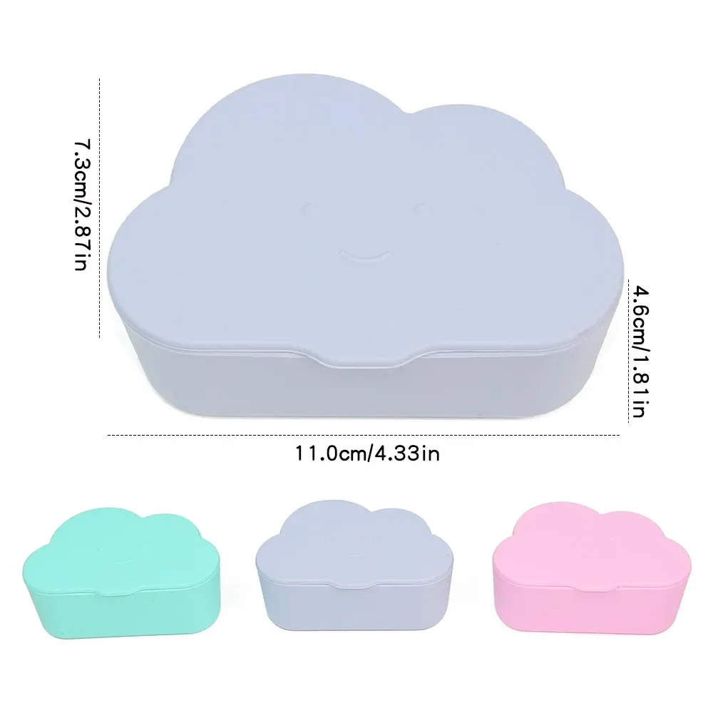 Cloud Shape Food Grade Silicone Snack Box With Lid Fruit Nut Dried Storage Box Container Candy Storage Box 2