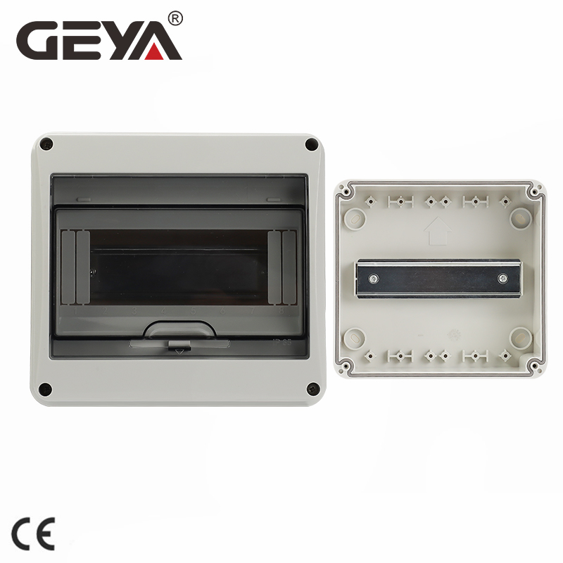 GEYA 8Way Waterproof Electrical Box Circuit Breaker MCB Power ABS Plastic Junction Wire Box IP65 Distribution Box
