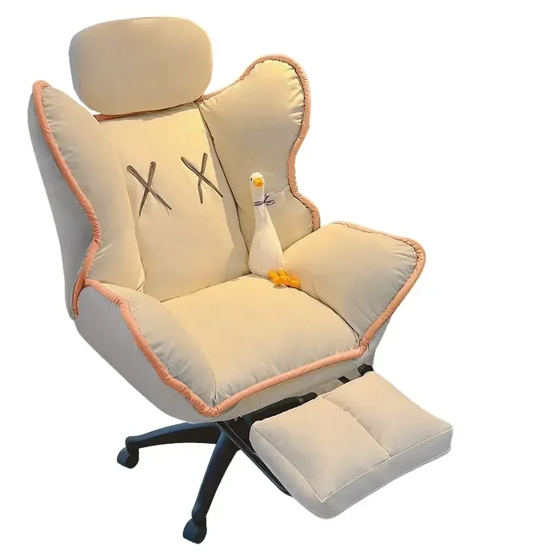 

White Luxury Office Chairs Mobile Relax Reclining Meditation Office Chairs Mobile Silla Ergonomica Salon Furniture