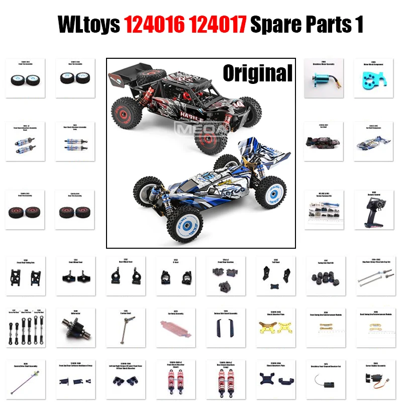 Voiture RC télécommandée 4WD tout-terrain - 2 batteries, 2.4GHz