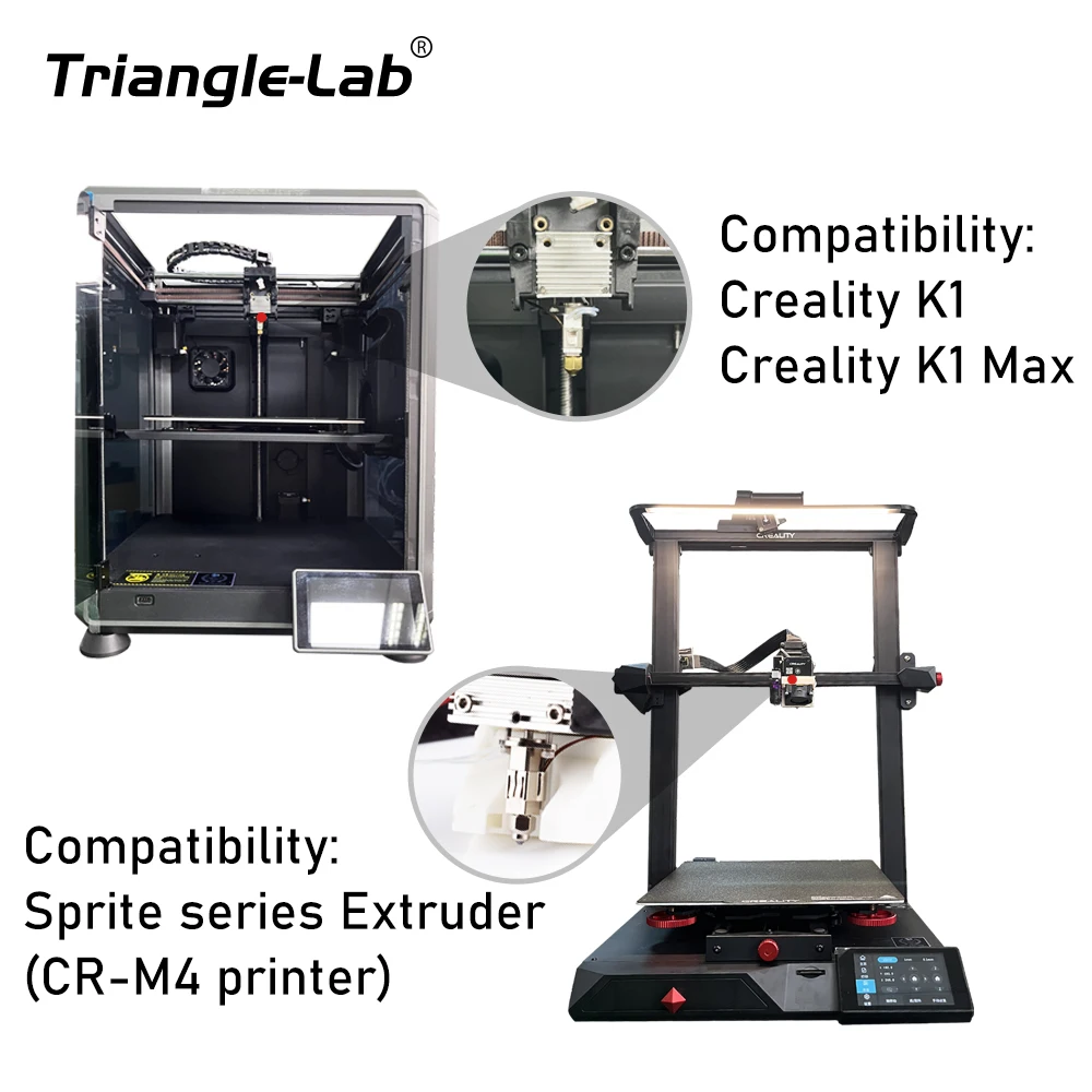 Trianglelab CHCB-OT Hotend обновленный комплект K1 HOTEND для экструдера Sprite Creality K1 3D принтер Creality K1 Max CR-M4 принтер