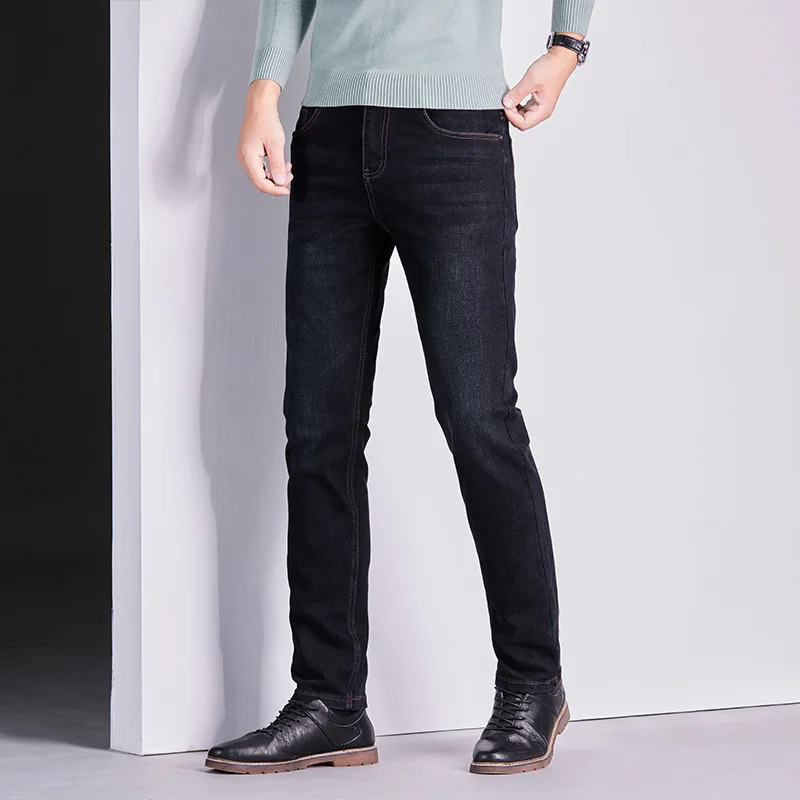 2022 New Jeans Men Stretch Straight Tube Slim Men Jeans Casual Fashion Versatile Jeans High Quality