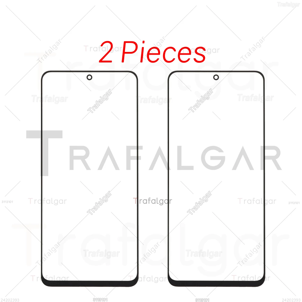 Front Screen Glass For HONOR 90 Lite CRT-NX1 Outer Glass Lens+OCA Optically Clear Adhesive Replacement