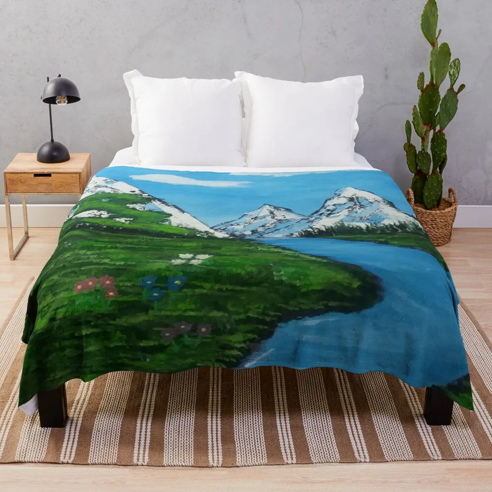 

Essence of Spring Throw Blanket Camping Blanket Tourist Blanket Kid'S Blanket Loose Blanket