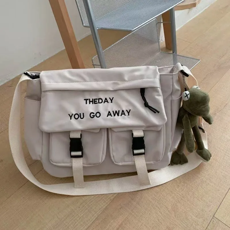 Men's Cross Body Bags, Fashion Japanese Style Student School Bags, Flip Leisure Single Shoulder Bag, Teen Women Messenger Bag