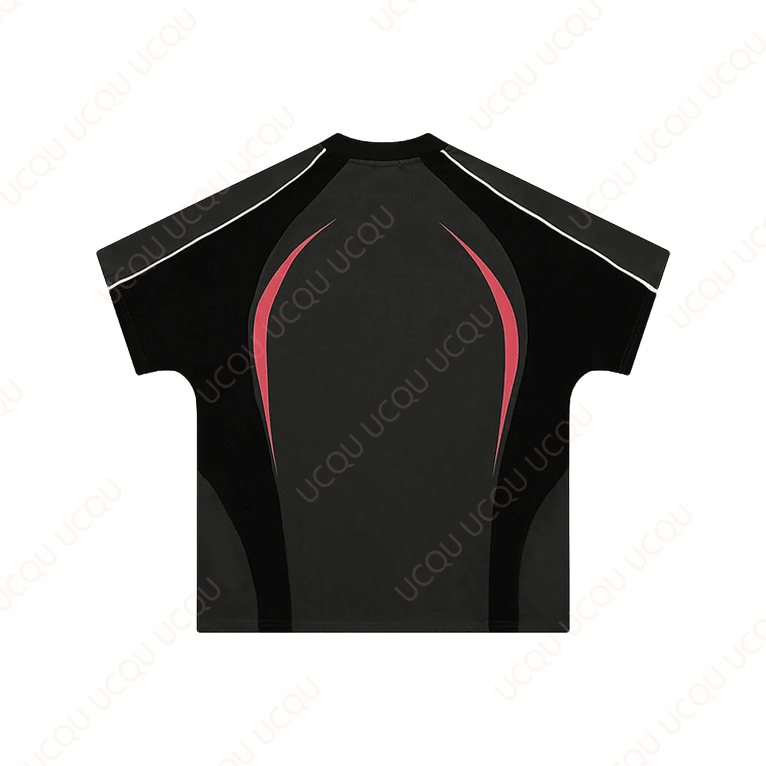 대비 색 스티치 티셔츠 최신 야외 저지 여름 클래식 티 성인 느슨한 운동 오토바이 저지