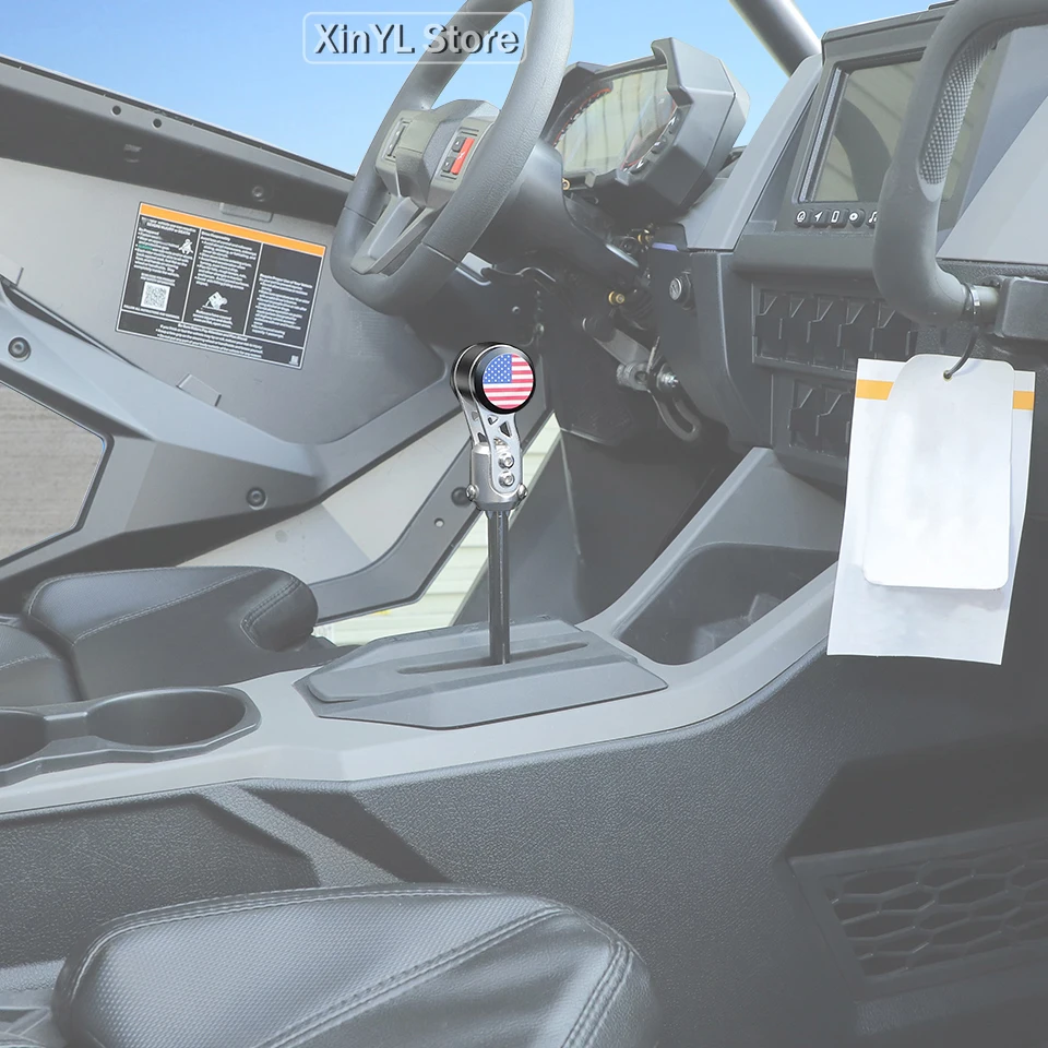 폴라리스 RZR PRO XP 울티메이트 2021년형 기어 시프트 노브 커버 알루미늄 합금 기어 셀렉터 시프터 레버 핸들 캡 액세서리