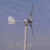 10KW 20KW ฟรีพลังงาน 15000W 3 ใบมีด 96V 12V 24V 48V แกนแนวนอนเครื่องกําเนิดไฟฟ้ากังหันลมชุด MPPT สําหรับ Home Farm เรือ 6