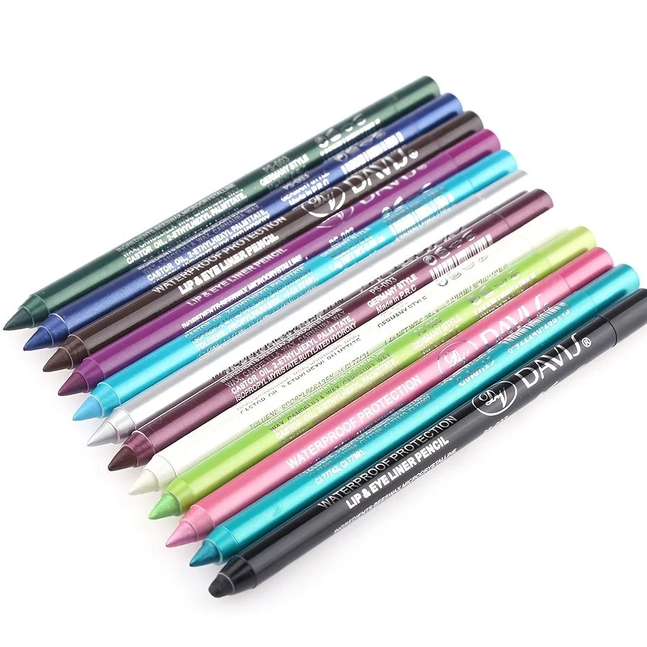 Silkworm Pearlescent Eyeshadow Eyeliner Pen Gel Waterproof High Gloss Color Eyeliner