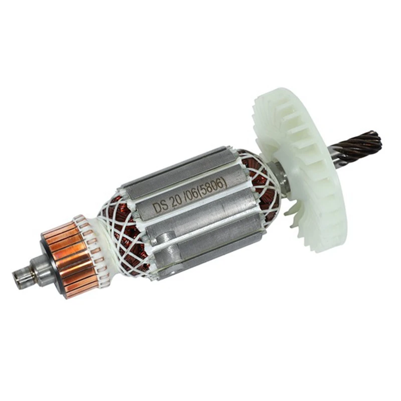 

AC220-240V 9-Teeth Drive Shaft Electric Circular Armature Rotor For Makita 5704R 5806R 5704RK 518629-3 516489-7 5806B