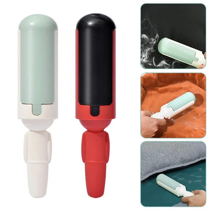 

Pet Hair Remover Clothes Electrostatic Multi-purpose Brush Cat Dog Hair Sticker Roller Sticker Self-cleaning Lint Hair Remover