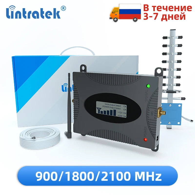 2g 3g 4g Lte Lintratek 2100 Umts 4G Signal Booster GSM 2G 3G 900