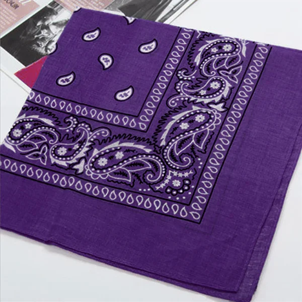 Silk Scarf 53cm*54cm Paisley Printed For Women Men Boys Girls