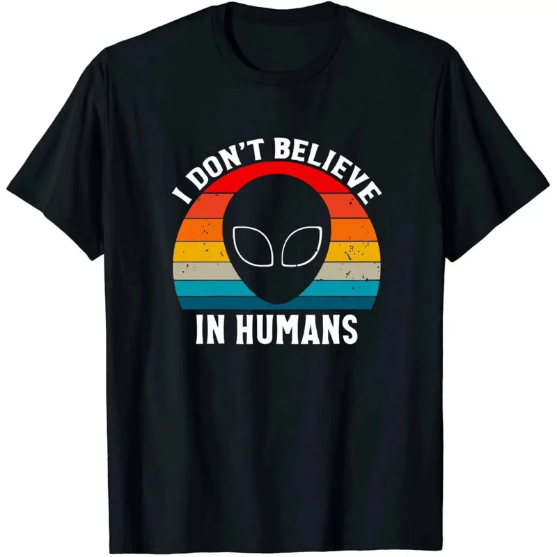 

Alien Humans Men Woman Cotton Shirt