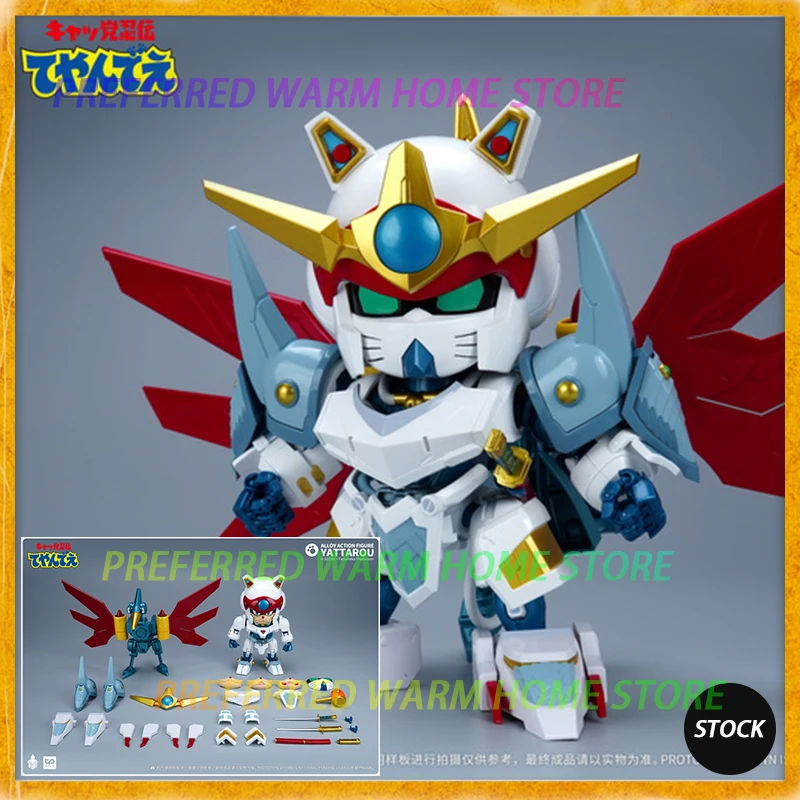 In stock HEATBOYS YATTAROU Samurai Pizza Cats Movable Model Toys