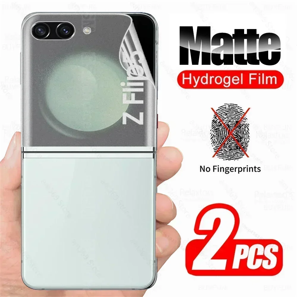 

Матовая задняя Гидрогелевая пленка для Samsung Galaxy Z Flip5 5G, матовая защита экрана, не стекло, SamsungZFlip5 ZFlip 5 Flip 5 6,7 дюйма