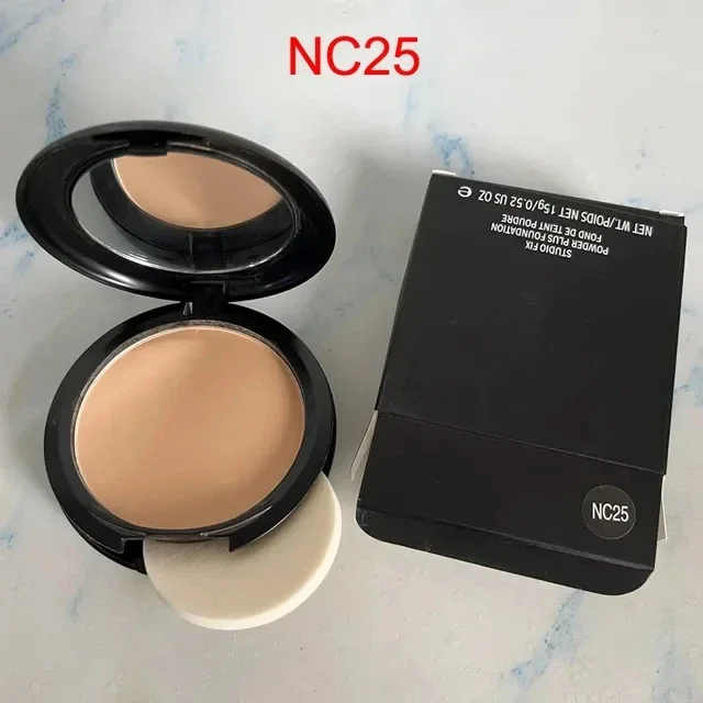 Pressed Powder Face Makeup 15g Foundation Fond De Teint Poudre