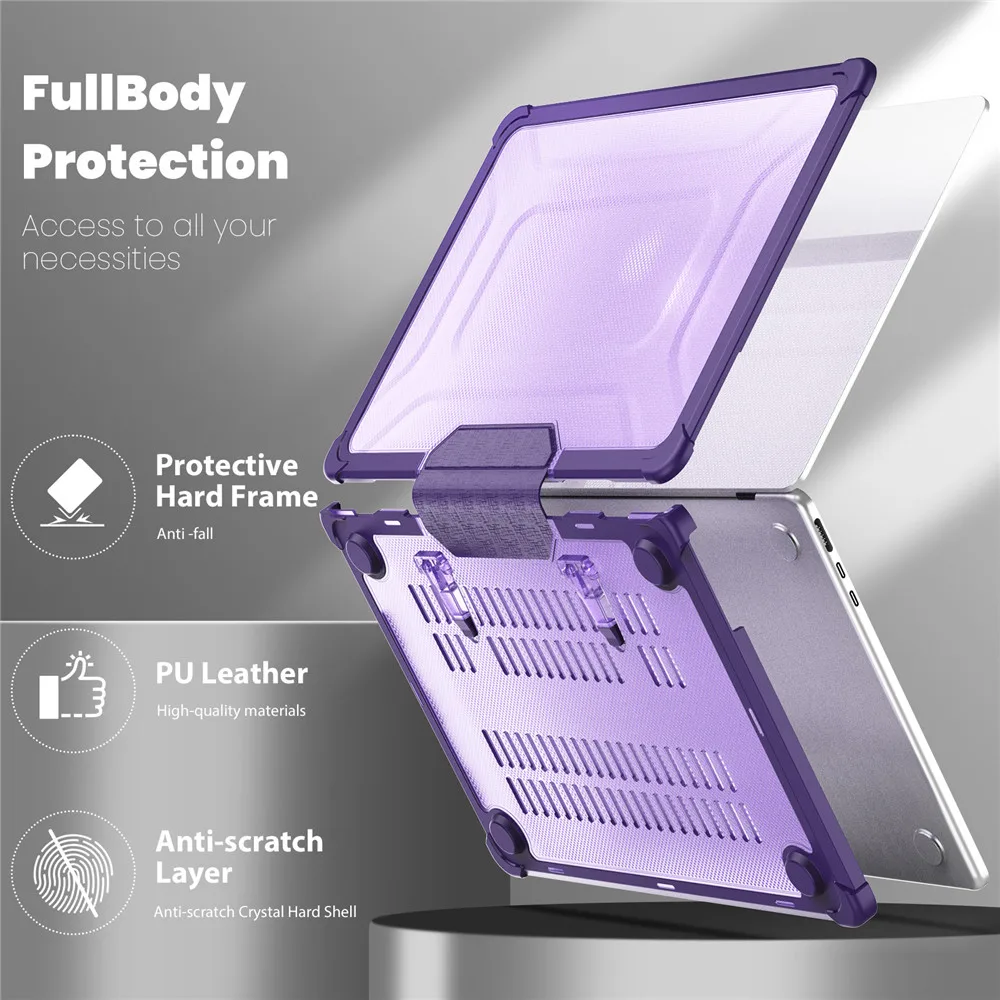 para Macbook Air 136 Polegadas Case 2023 A2681 m2 Chip Choque Resisitance Hard Shell Capa Protetora para Macbook Air 136 Cases Capa