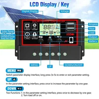 20W-1000W panneau solaire 12V cellule solaire 10A-100A contrôleur Kit de plaque solaire pour téléphone RV voiture caravane maison Camping batterie extérieure 5