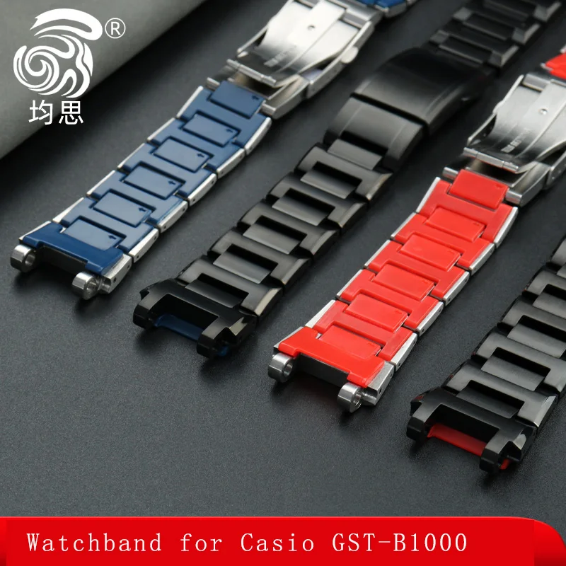 Bracciale Mtg B1000 In Acciaio Inossidabile 316L Per Casio Heart Of Steel Mtg-B1000 Mtg-B2000 Cinturino Per Orologio In Metallo Massiccio Con Strument