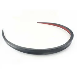Universal Black Flexible PU Car Spoiler Trim - 120cm Lightweight Lip