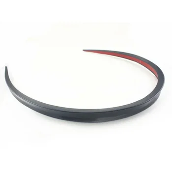 Soft Car Spoiler Sticker Trim Trunk Universal Wing 120cm Black Bonnet Hatch Gate labbro leggero PU Roof flessibile