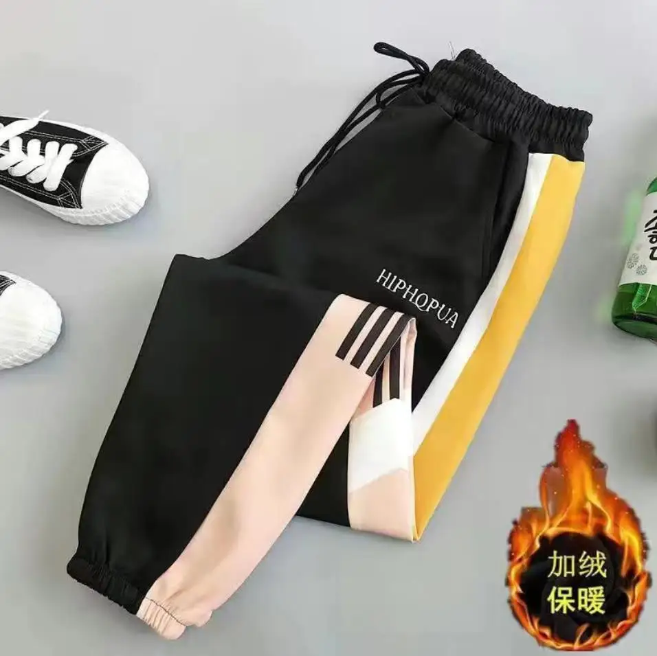 women's fashion Joggers Women Pants Loose Hip Hop Trousers Baggy Sweatpants Girl Women Streetwear High Waist Casual Plus Size Sport Pants Female plus size clothing Pants & Capris