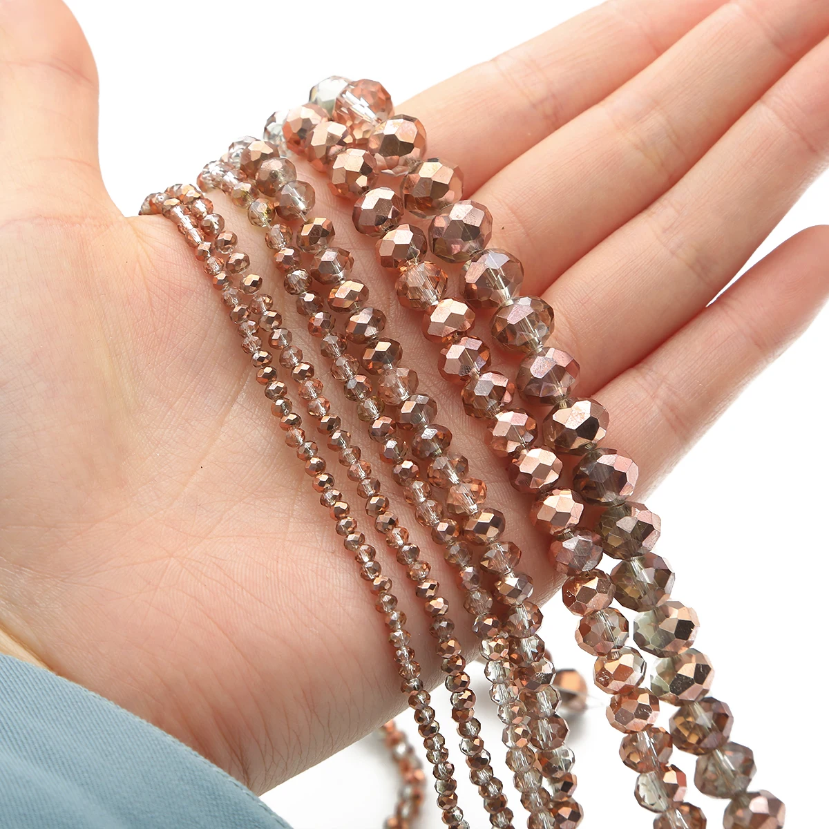 Global destacado Visita nuestra tienda en línea 6mm Perlas Redondas De Colores Mezclados la fabricación de joyas Perlas de Cristal 1100 un Entrega rápida