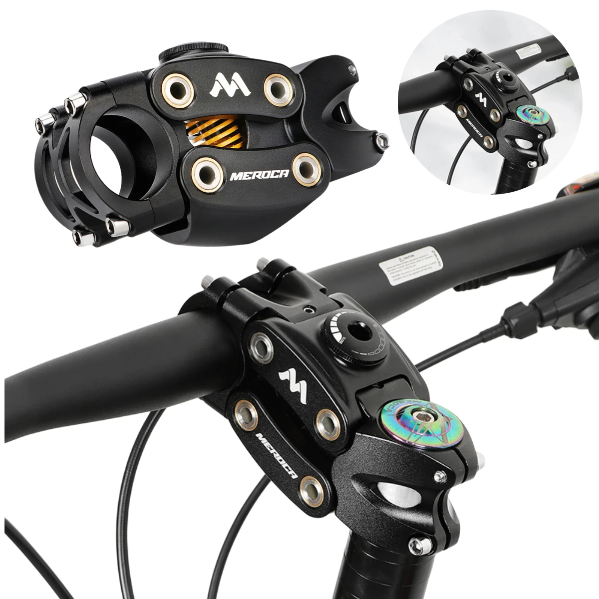 BikeHandlebarStemAluminumAlloySuspensionStemMTBRoadBikeStem