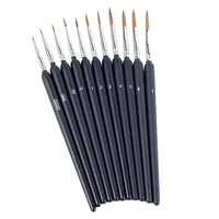Miniature Paint Brush Set Professional Brush Acrylic Painting Thin Hook Line Pen for Oil, Watercolor Art Supplies Hand Painted 1